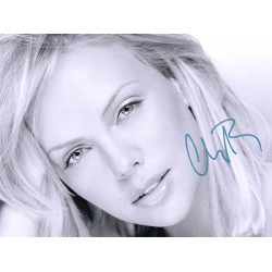 Charlize Theron Autographed Photo