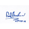 Paul W.S. Anderson Autographed Card