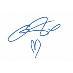 Emily Blunt Autographed Card
