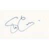 Steve Carell Autographed Card