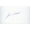James Woods Autograph Signature Card