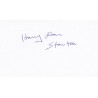Harry Dean Stanton Autographed Card