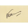 Martin Scorsese Autograph Signature Card