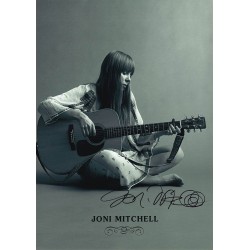 Joni Mitchell Signed Poster