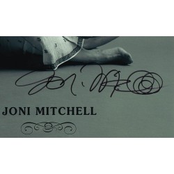 Joni Mitchell Signed Poster