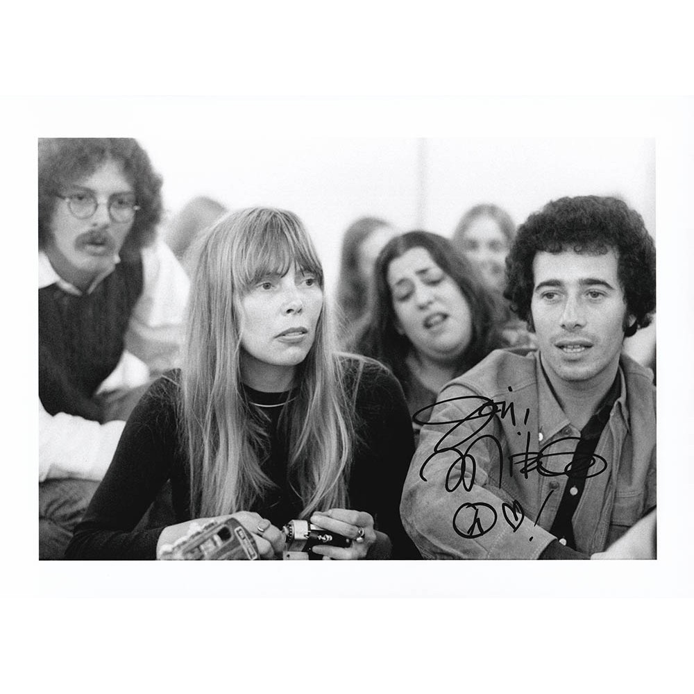 Joni Mitchell Signed Photograph