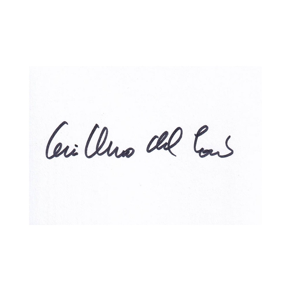 Guillermo del Toro Autographed Card