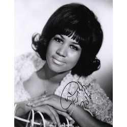 Aretha Franklin Signed Photograph