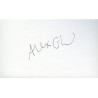 Alex Garland Autographed Card