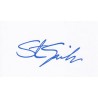 Steven Spielberg Autographed Card