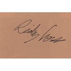Ridley Scott Autographed Card