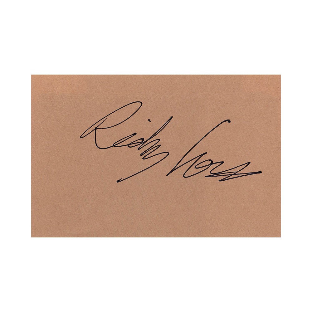 Ridley Scott Autographed Card