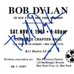 1961 New York Carnegie Chapter Hall