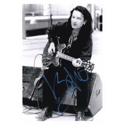 U2 Autographed Card