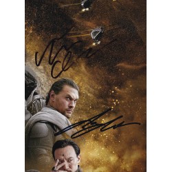 Dune Part One signed-poster-autographed-memorabilia