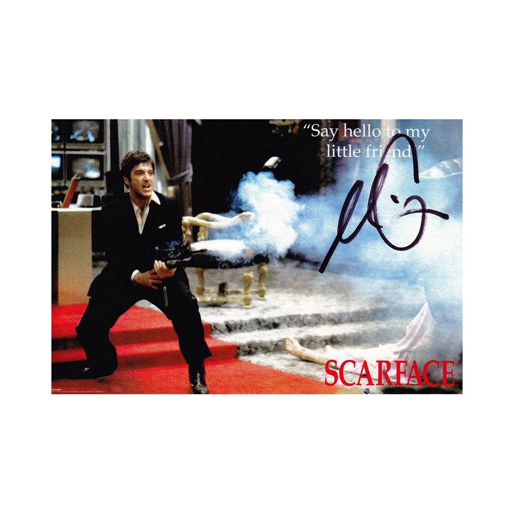 Scarface Card autographed by Al Pacino