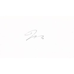 Jane Horrocks Autographed Card