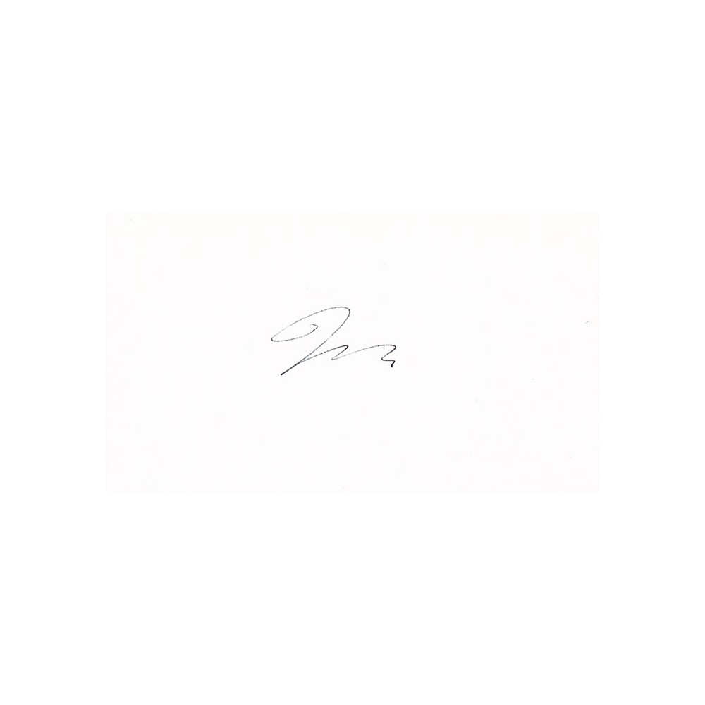 Jane Horrocks Autographed Card
