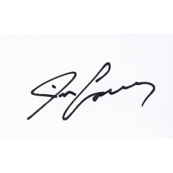 James Cameron Autographed Card