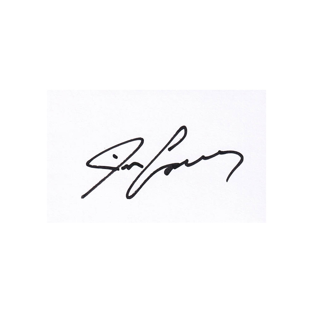 James Cameron Autographed Card