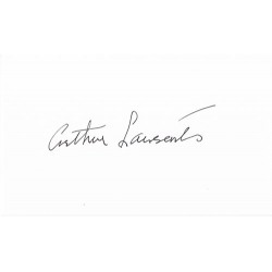 Arthur Laurents Autograph...