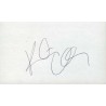 Kristen Connolly Autograph Signature Card