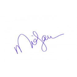 Mia Farrow Signature