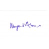 Maryam d'Abo Autograph Signature Card