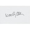 Woody Allen Autograph Signature Card