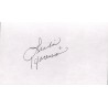 Autograph Signature Card Linda Harrison
