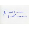 Klaus Maria Brandauer Autograph Signature Card