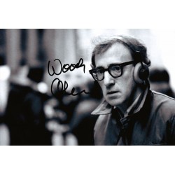 Woody Allen Signed Card