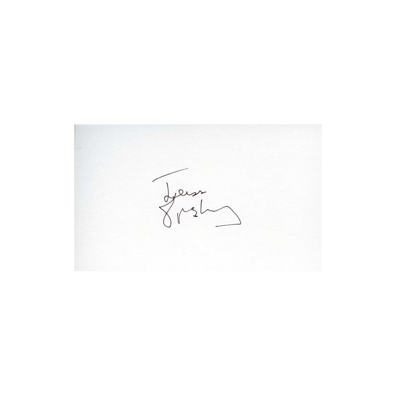Jesse Eisenberg Autograph Signature Card
